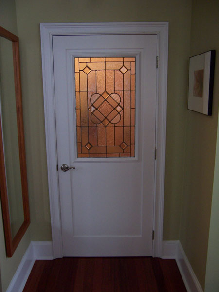 Door with Stained Glass